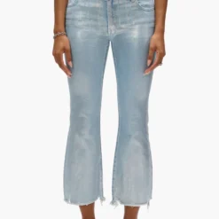 Ankle Bootcut Silver Foil