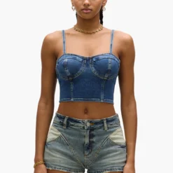 Denim Corsette
