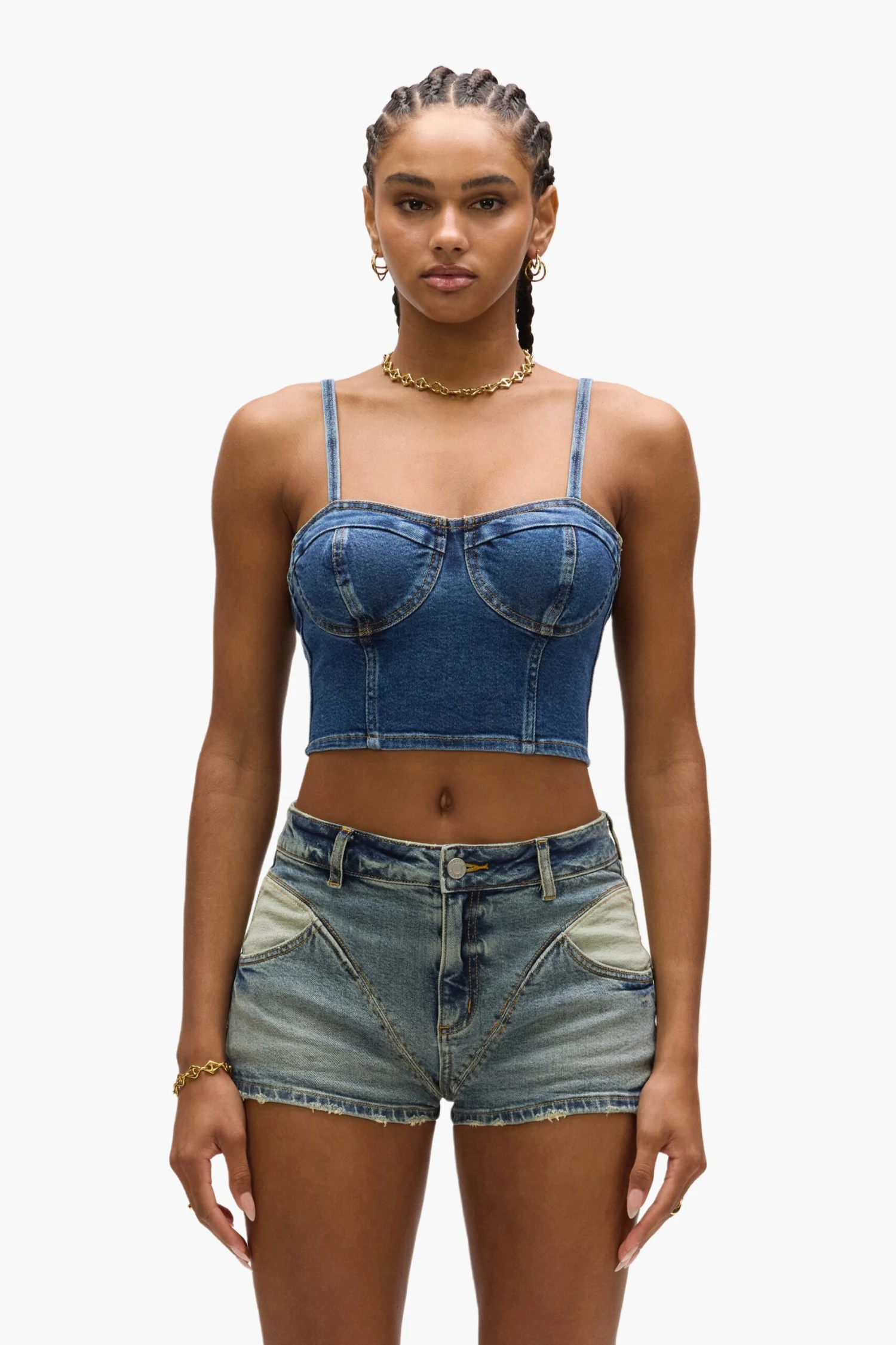 Denim Corsette 3 Denim Corsette