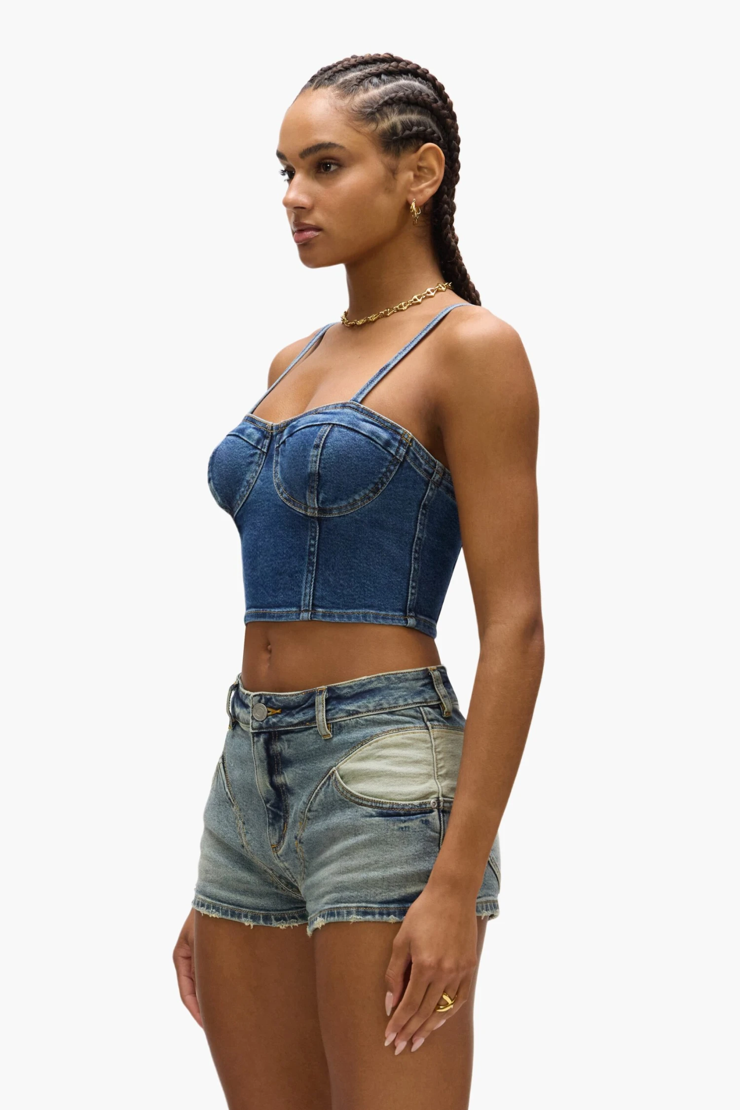 Denim Corsette 4 Denim Corsette - Image 2