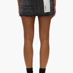 Double Canvas Mini Skirt 7 Double Canvas Mini Skirt -Purple-Brand Store D5502 DMCB325 7894 scaled