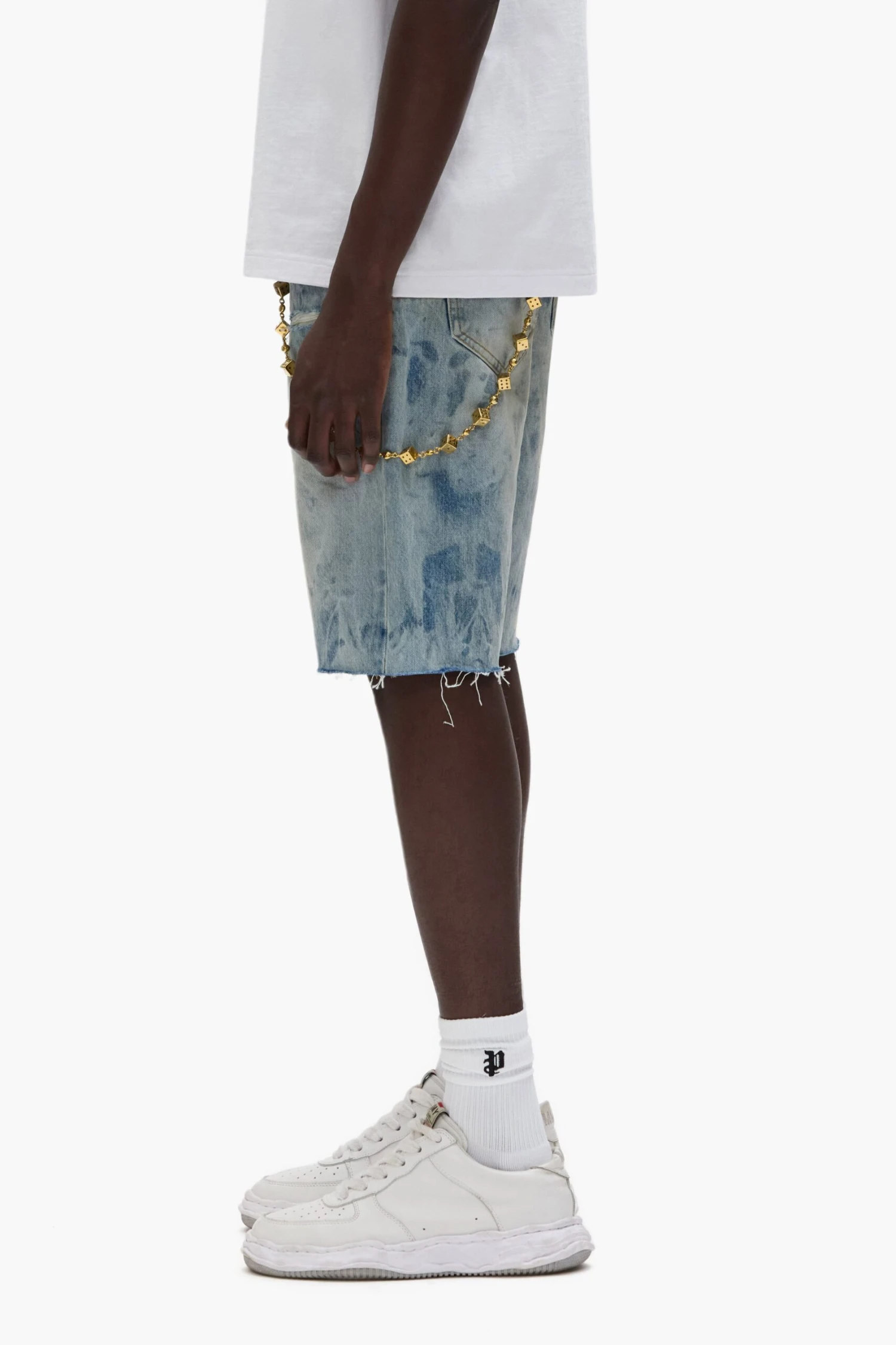 P059 Mixed Paint Shorts 4 P059 Mixed Paint Shorts - Image 2