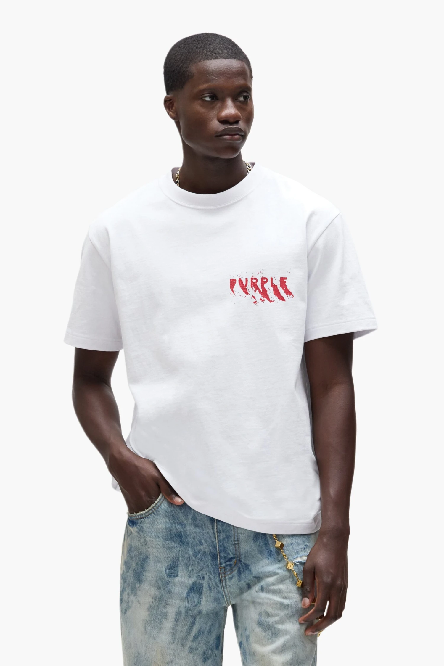 Painted Wordmark Tee 6 Painted Wordmark Tee - Image 4