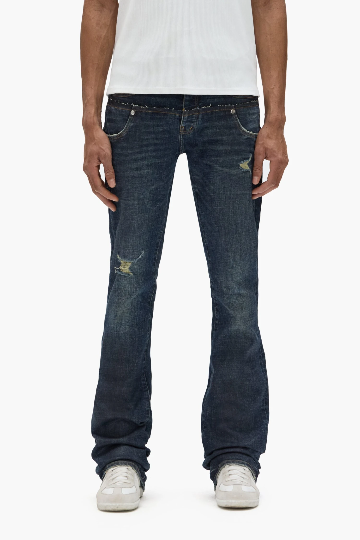 P072 Rinse Coated Double Waist 3 P072 Rinse Coated Double Waist