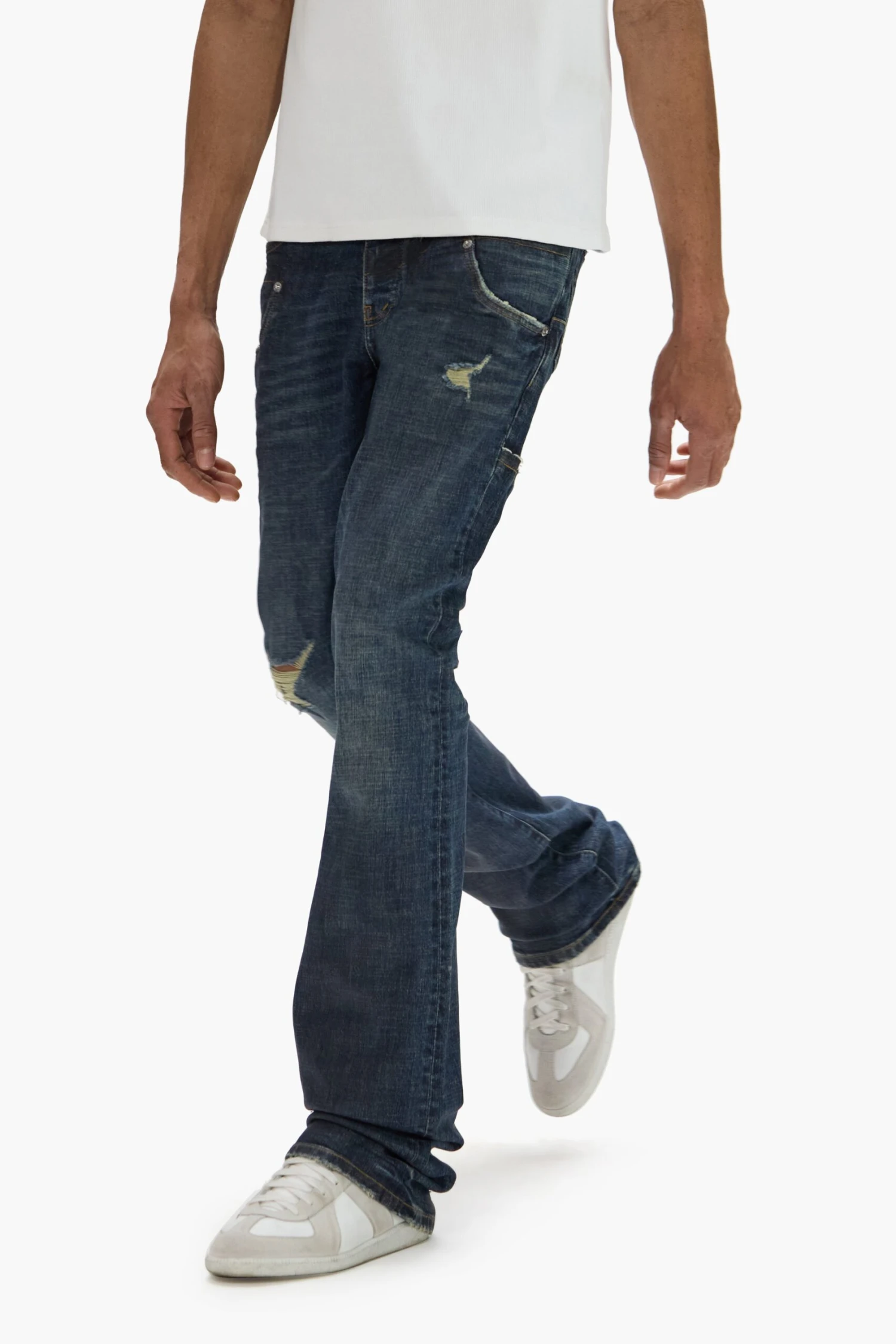 P072 Rinse Coated Double Waist 5 P072 Rinse Coated Double Waist - Image 3