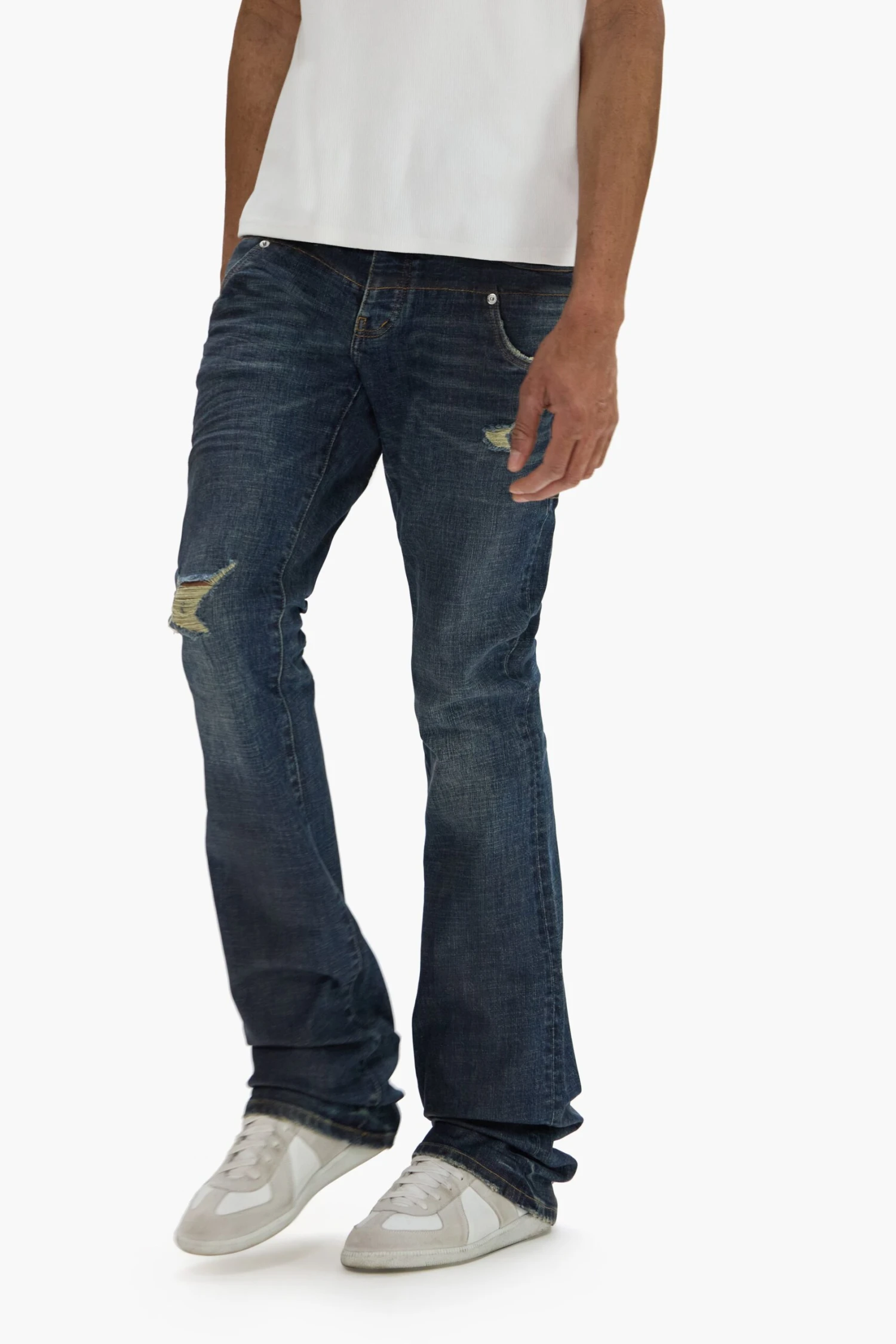 P072 Rinse Coated Double Waist 6 P072 Rinse Coated Double Waist - Image 4