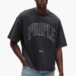 Arched Outline Tee -Purple-Brand Store M1057 QOTV825 4 scaled