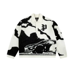 Fireball Polo Sweater -Purple-Brand Store M7056 WAFB125 scaled