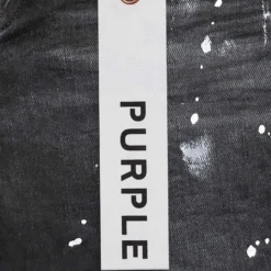 P001 Black Resin Knee Slit -Purple-Brand Store P001 BRKS