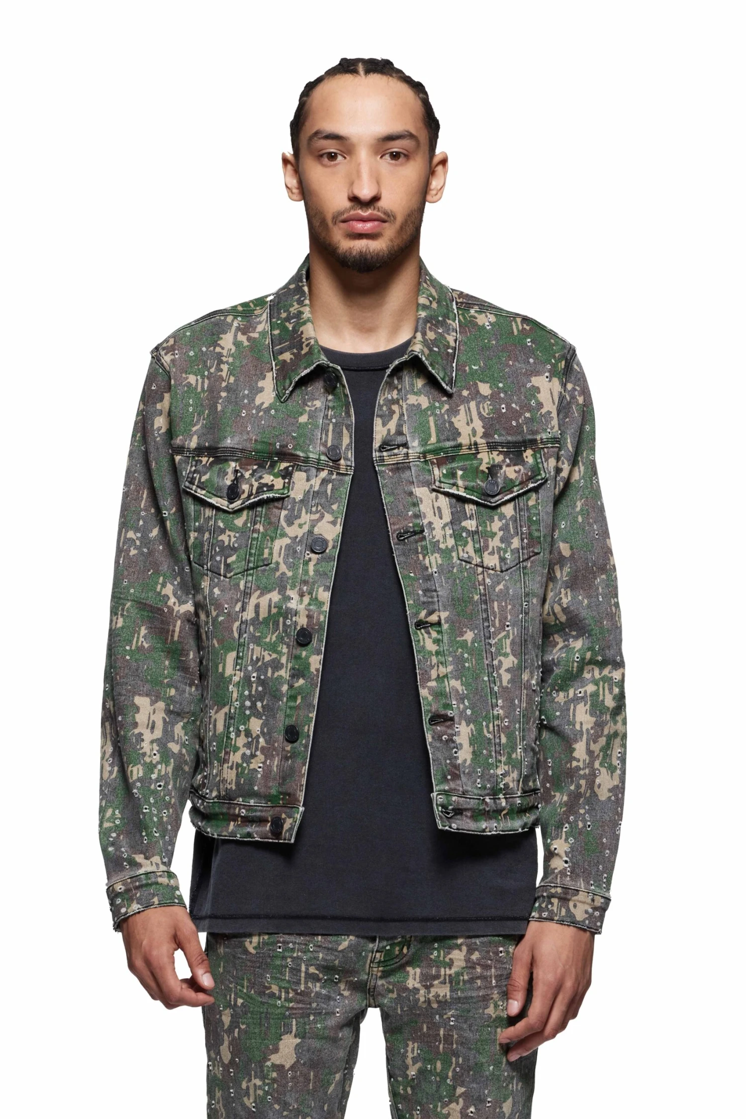 P024 Militaire Buckshot Trucker Jacket 3 P024 Militaire Buckshot Trucker Jacket