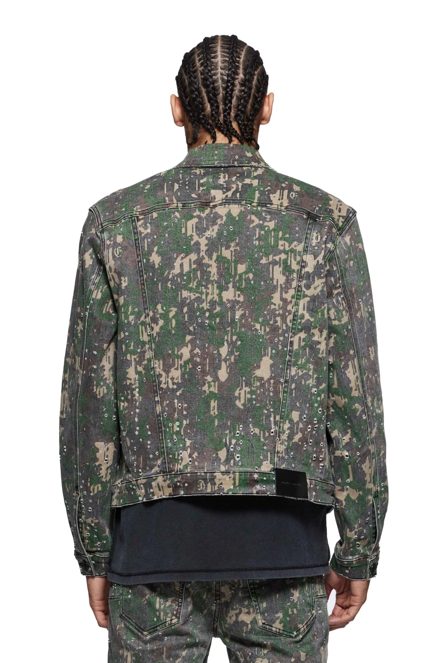 P024 Militaire Buckshot Trucker Jacket 4 P024 Militaire Buckshot Trucker Jacket - Image 2