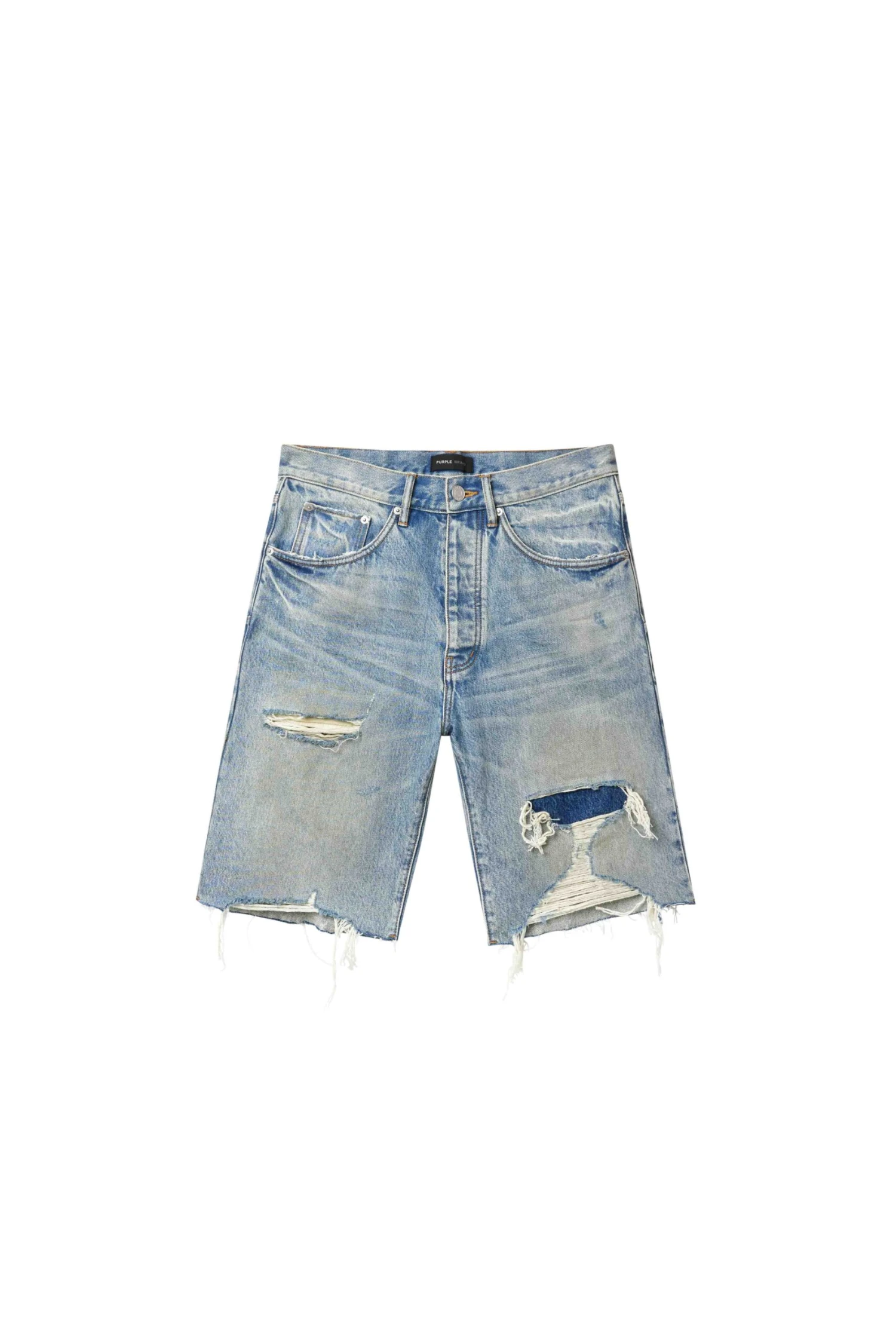 P059 Distressed Patch Shorts 7 P059 Distressed Patch Shorts - Image 5