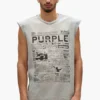 Newsprint Tank Top -Purple-Brand Store P103 TJSG823 1 scaled