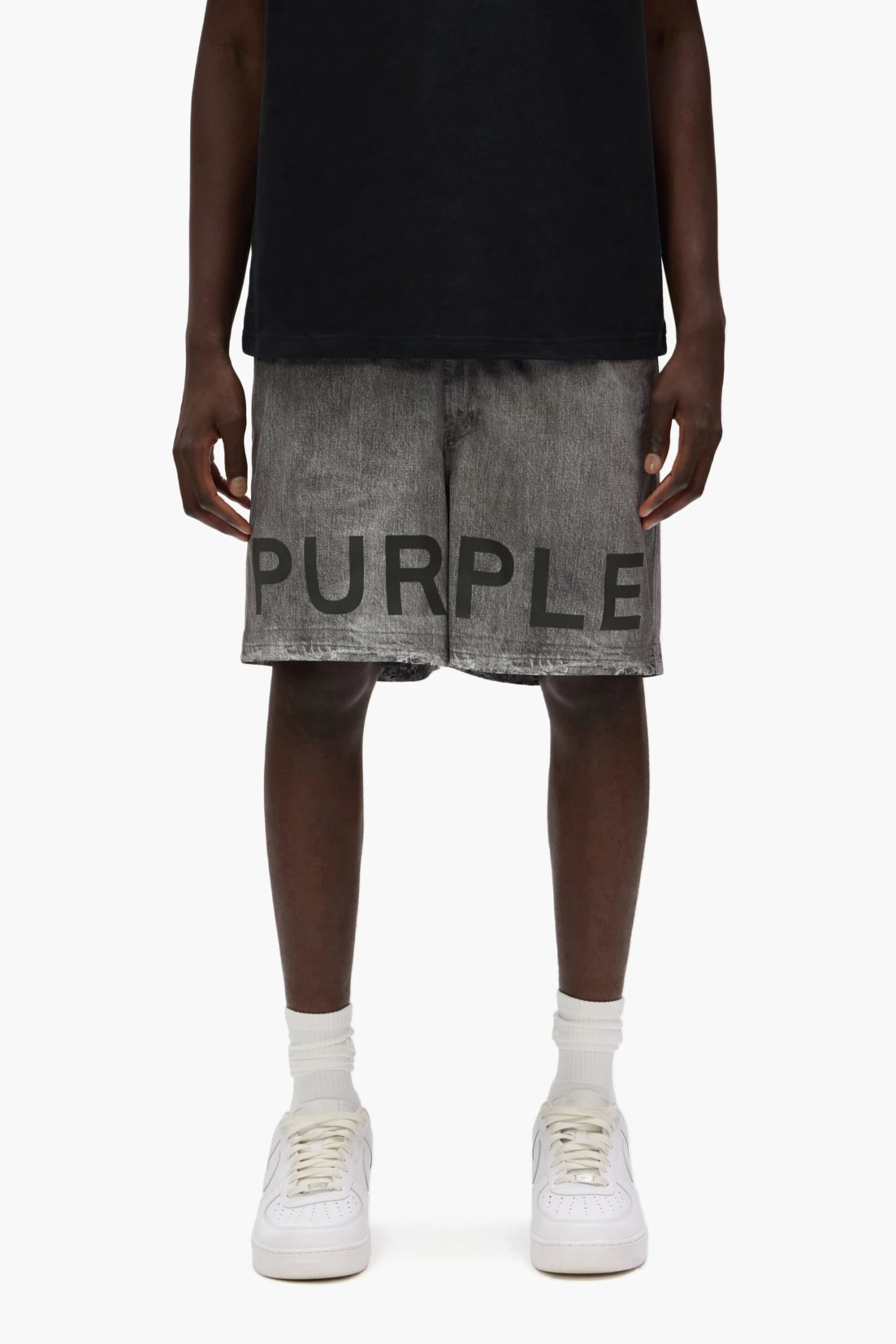 Faux Denim Wordmark All Around Shorts 3 Faux Denim Wordmark All Around Shorts