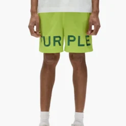 Embroidered Wordmark Swim Shorts