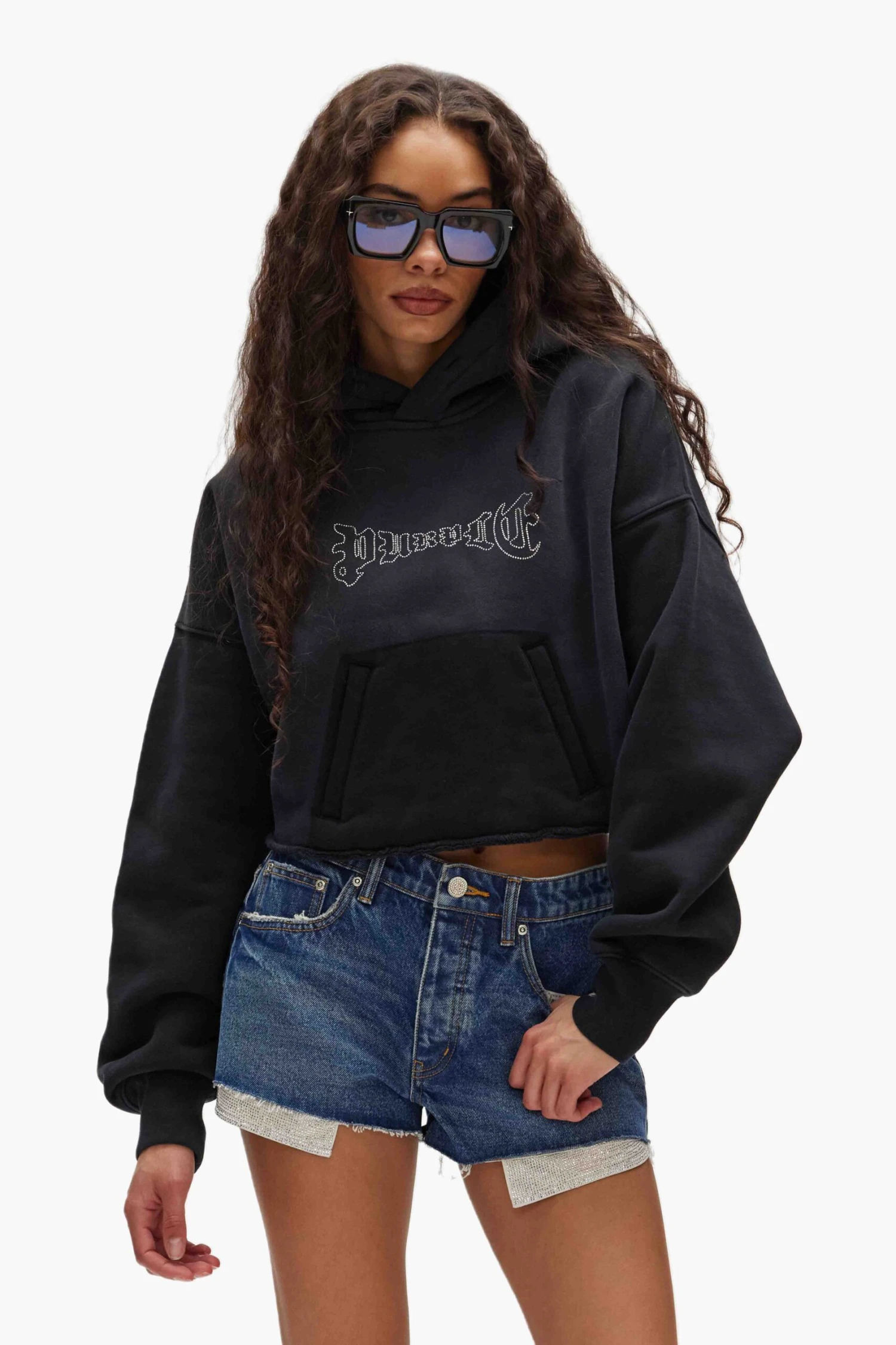 Crystal Cropped Hoodie 6 Crystal Cropped Hoodie - Image 4