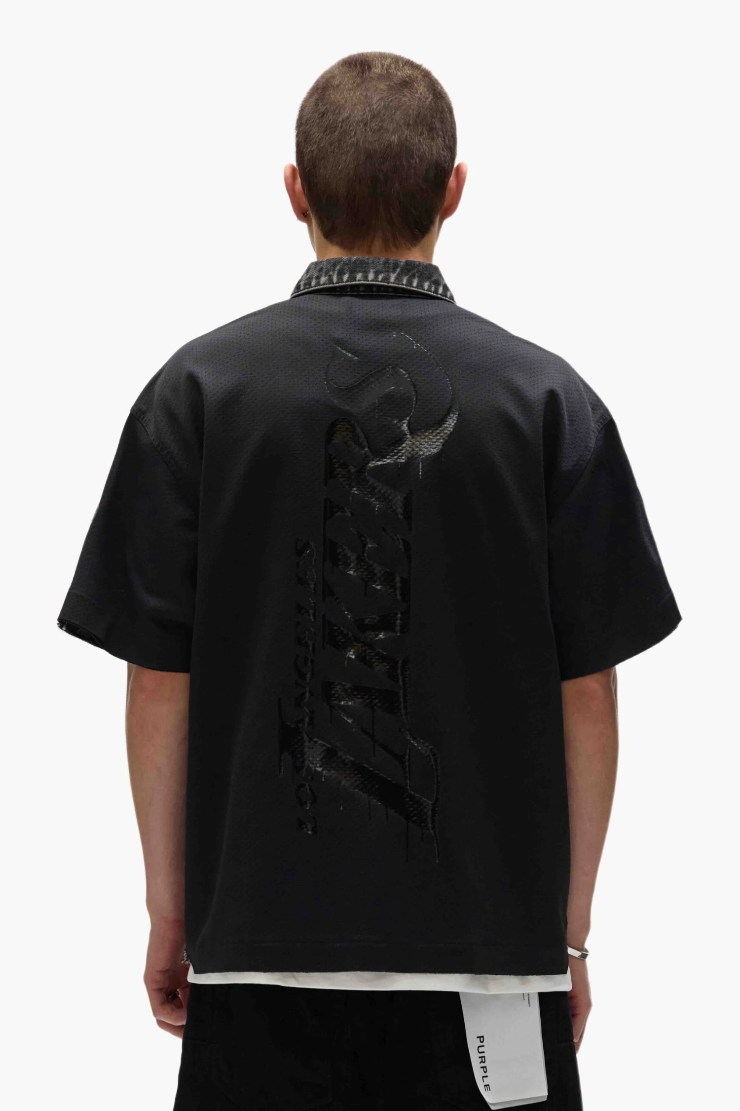 LA Lakers Snap Shirt 5 LA Lakers Snap Shirt - Image 3