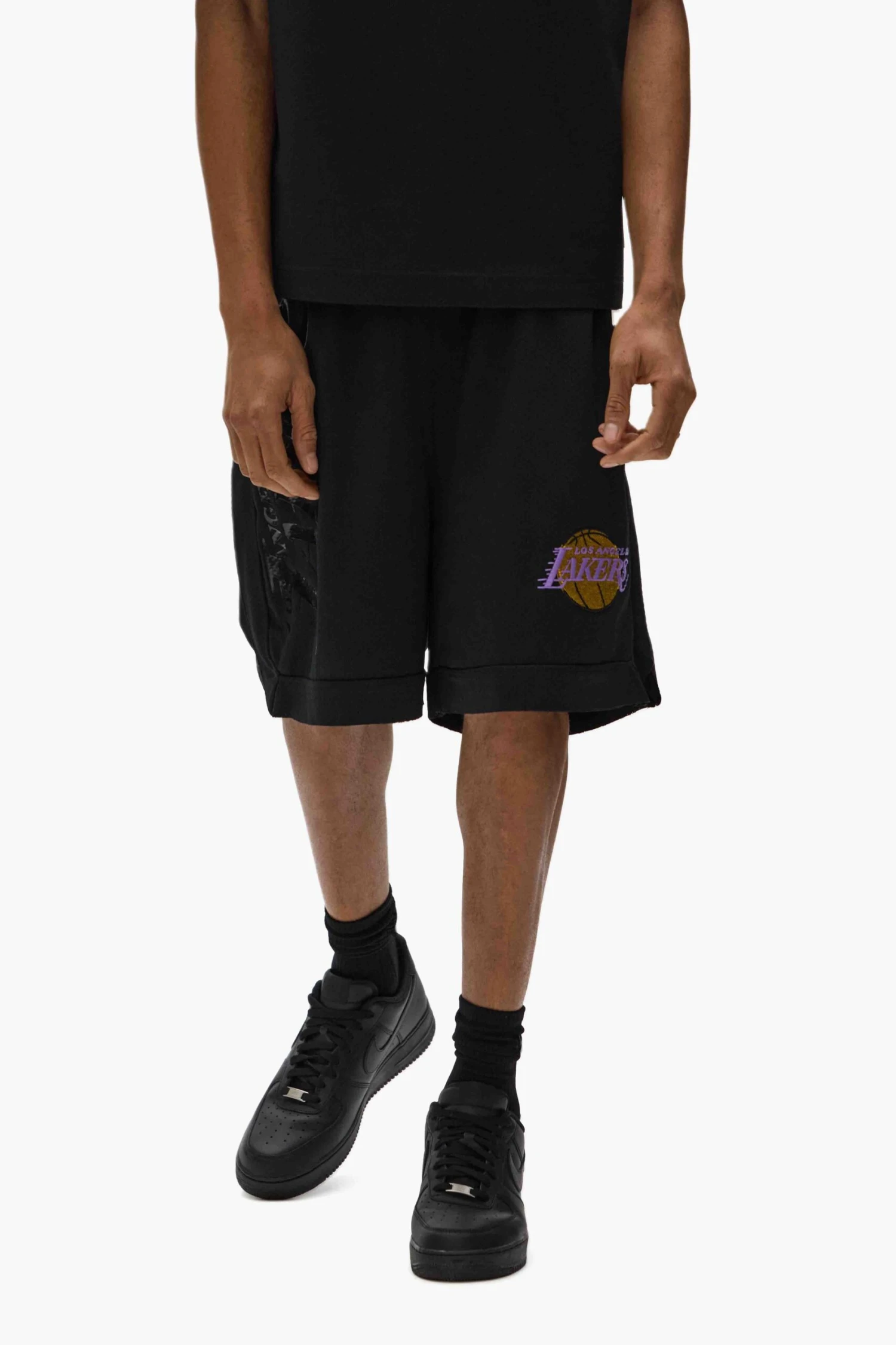 LA Lakers Mesh Shorts 6 LA Lakers Mesh Shorts - Image 4