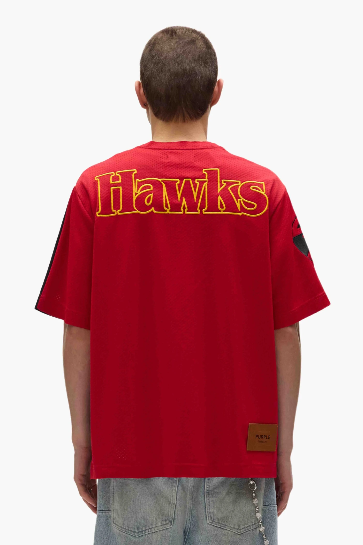Atlanta Hawks Mesh Tee 5 Atlanta Hawks Mesh Tee - Image 3