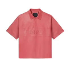 Leather Polo Shirt -Purple-Brand Store SS25 M3063 LCCR225 RED scaled