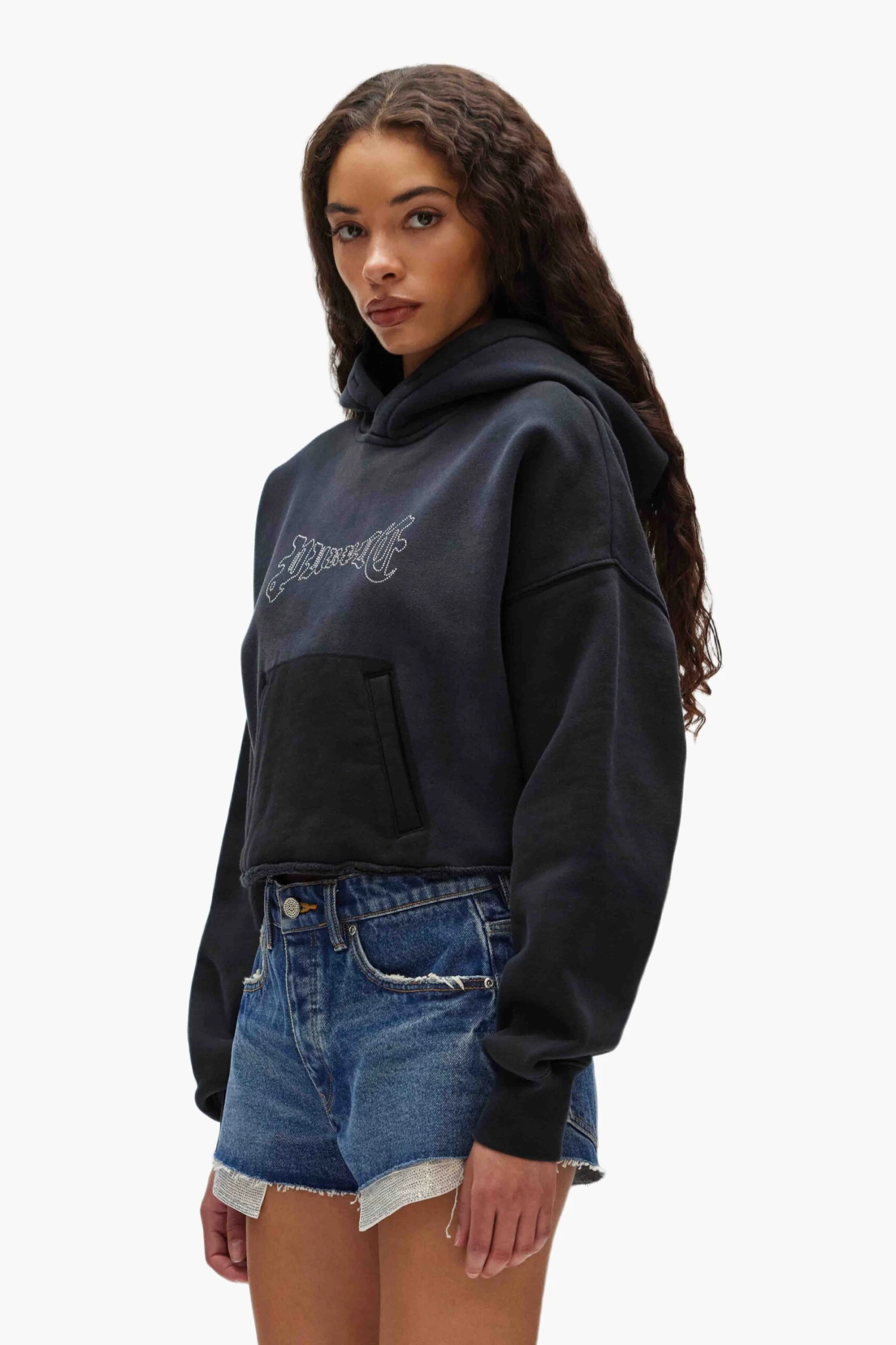 Crystal Cropped Hoodie 4 Crystal Cropped Hoodie - Image 2